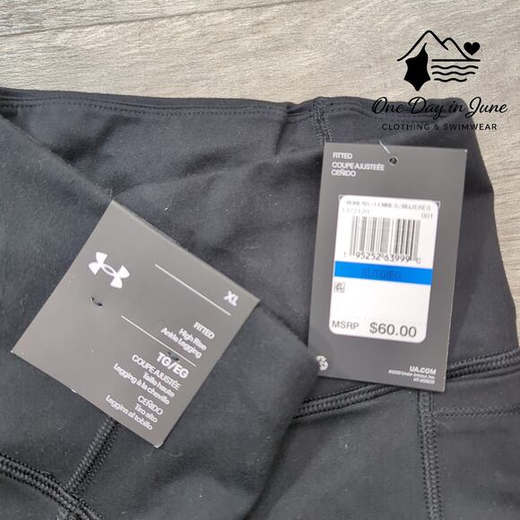 Under Armour Fitted High Rise Ankle Legging Pants Size XL - Picture 2 of 6
